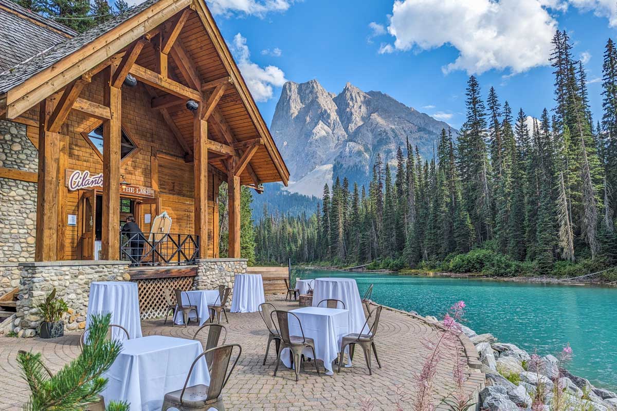 Restaurant at Emerald Lake in Yoho National Park