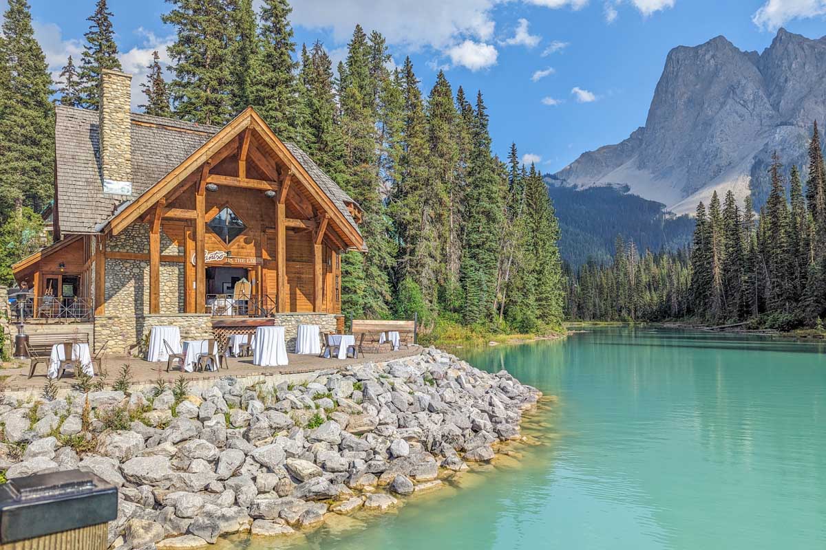 The restaurant at Emerald Lake in Yoho National Park