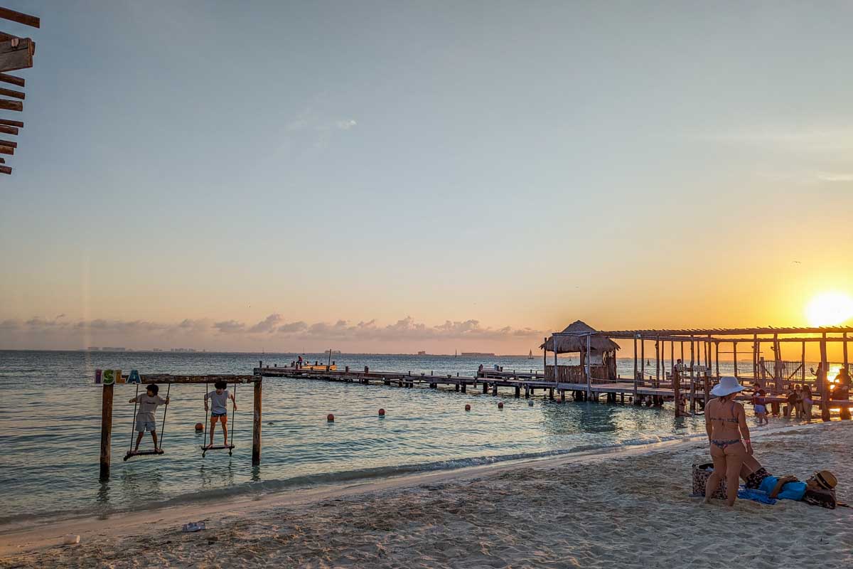 Sunset on Isla Mujeres, Mexico