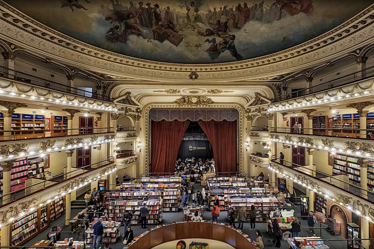 Inside El Ateneo Grand Splendid in Buenos Aires, Argentina