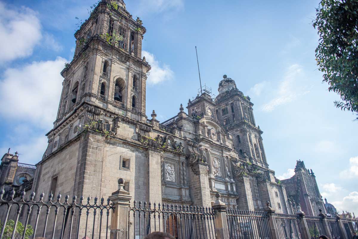 The Metropolitan Cathedral of the Assumption in Mexico City, Mexico