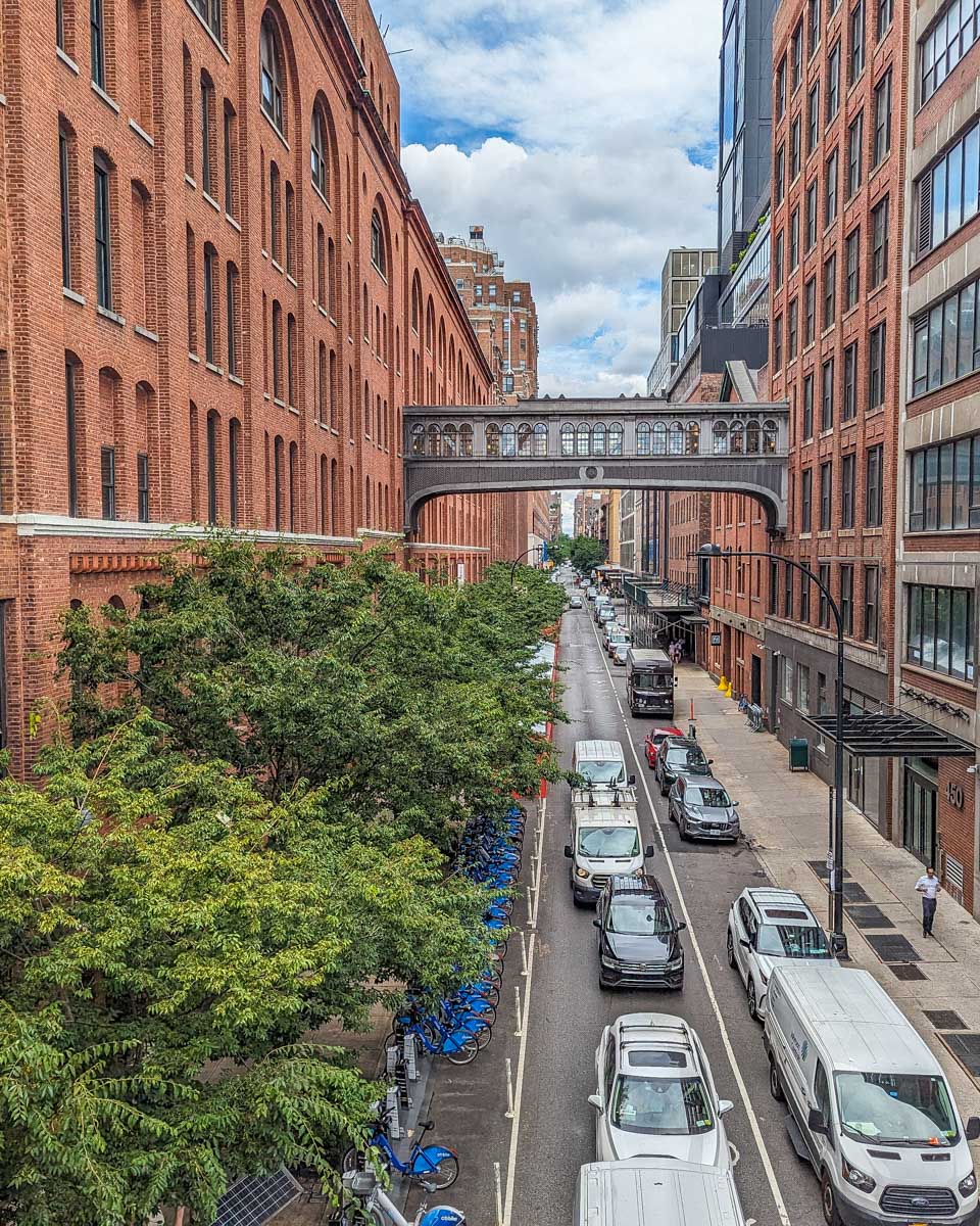 Buildings in the meat packing district of New York City near the Chelsea Market and High Line