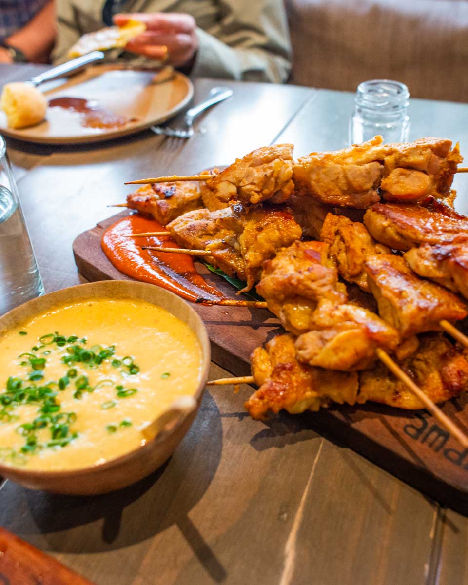 Chicken dish you get to try on the gourmet food tour