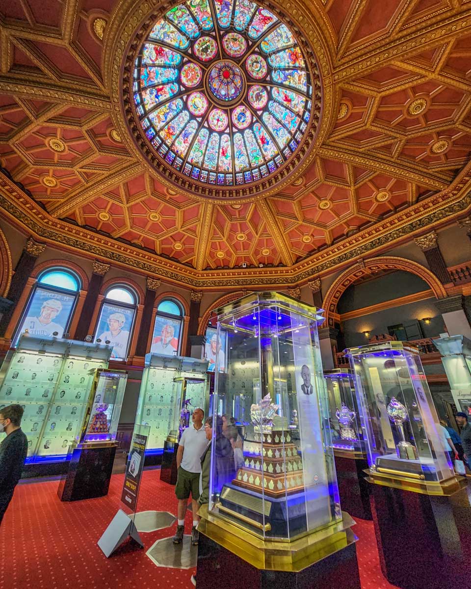 Esso Great Hall at the Hockey Hall of Fame in toronto