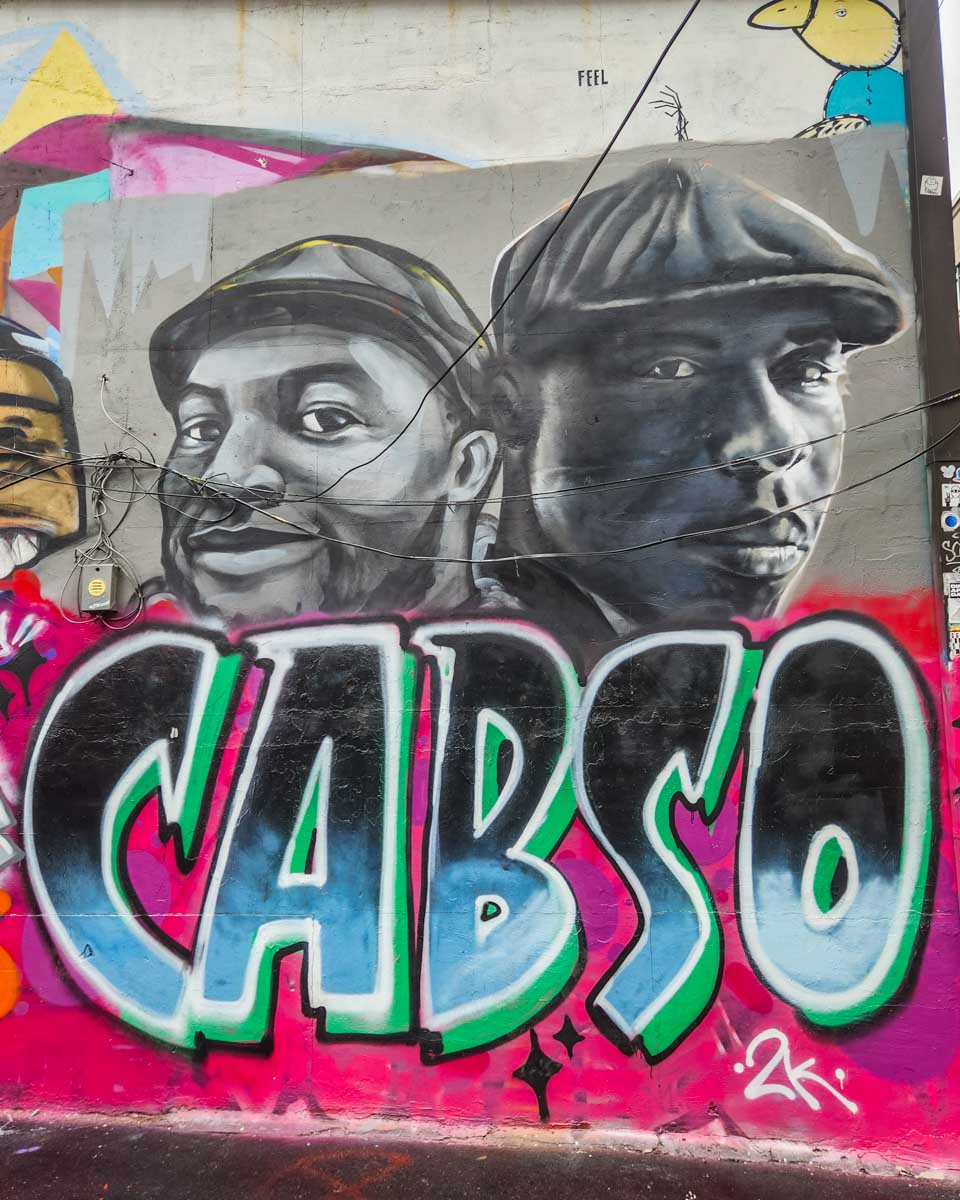 Street art on a Kensington Market Tour in toronto