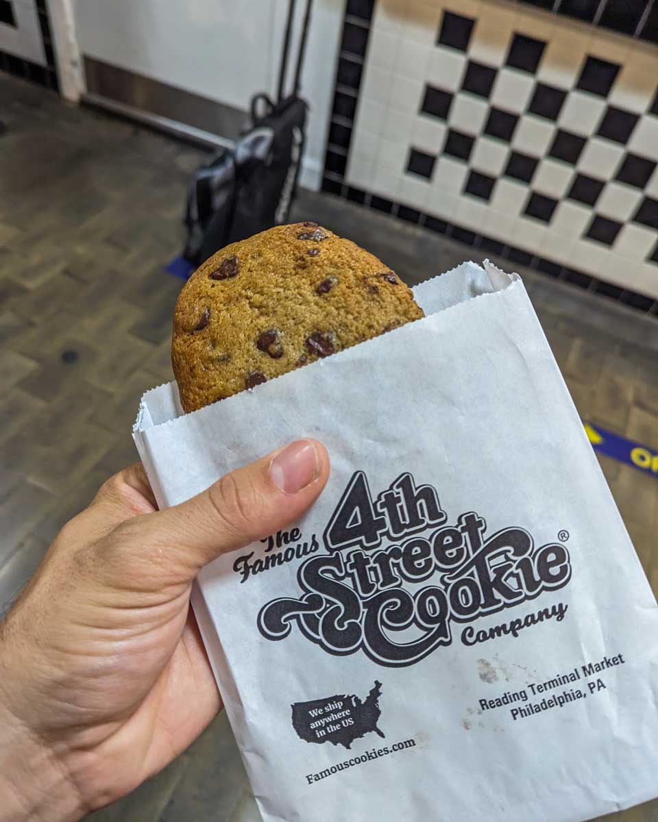 A 4th street cookie we tried on our food tour in Philadelphia