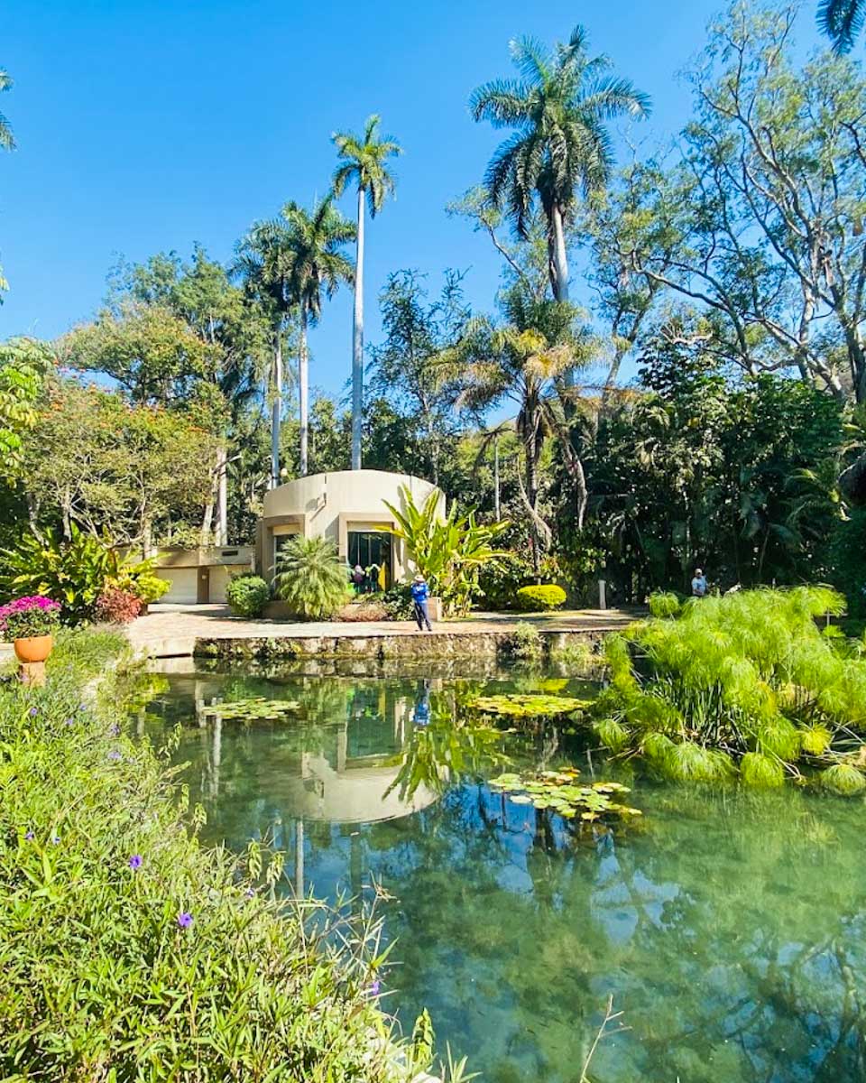 Beautiful pond at Las Estacas Natural Park
