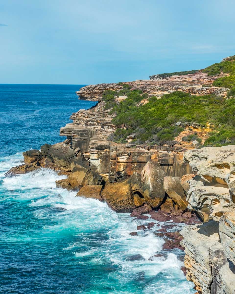 Cliffs in The Royal National Park, Australia