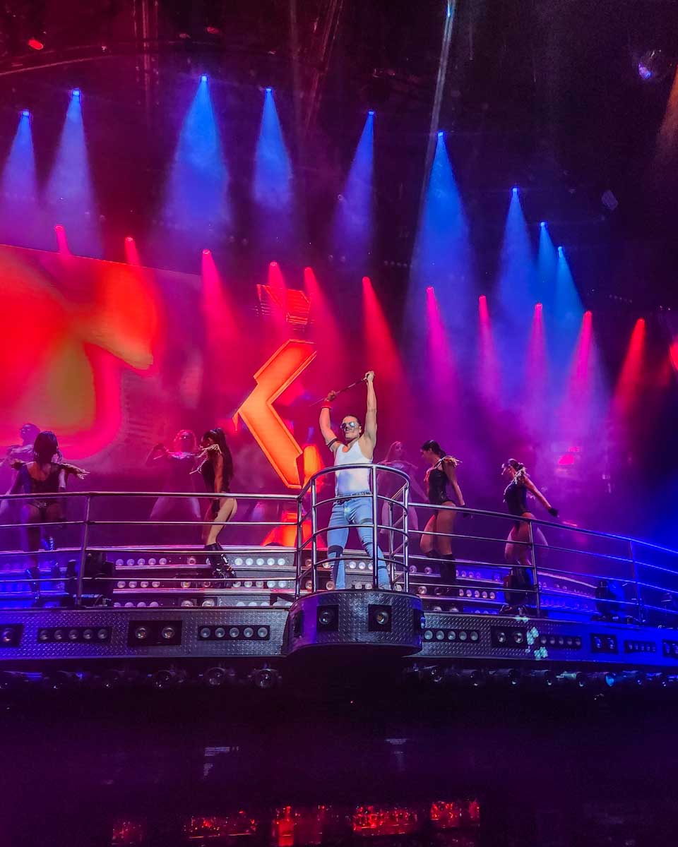 Freddie Mercury performance at Coco Bongo, Mexico