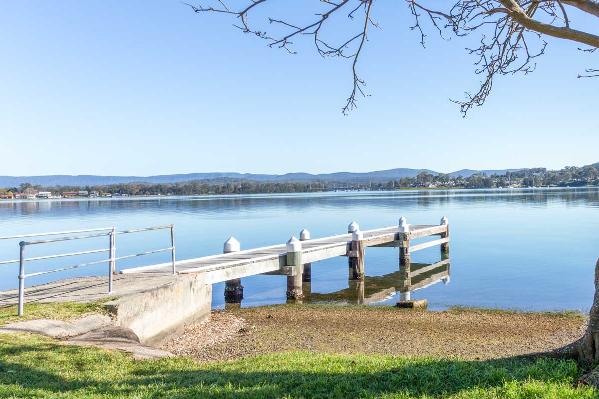 Lake Macquarie near Newcastle, Australia