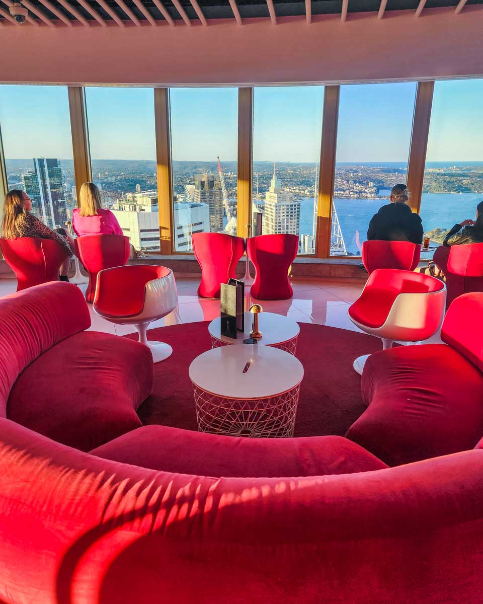 Lounge at Bar 83 at Sydney Tower