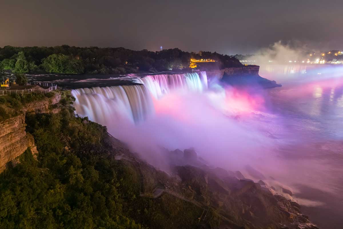 Niagara Falls by Night with illumination