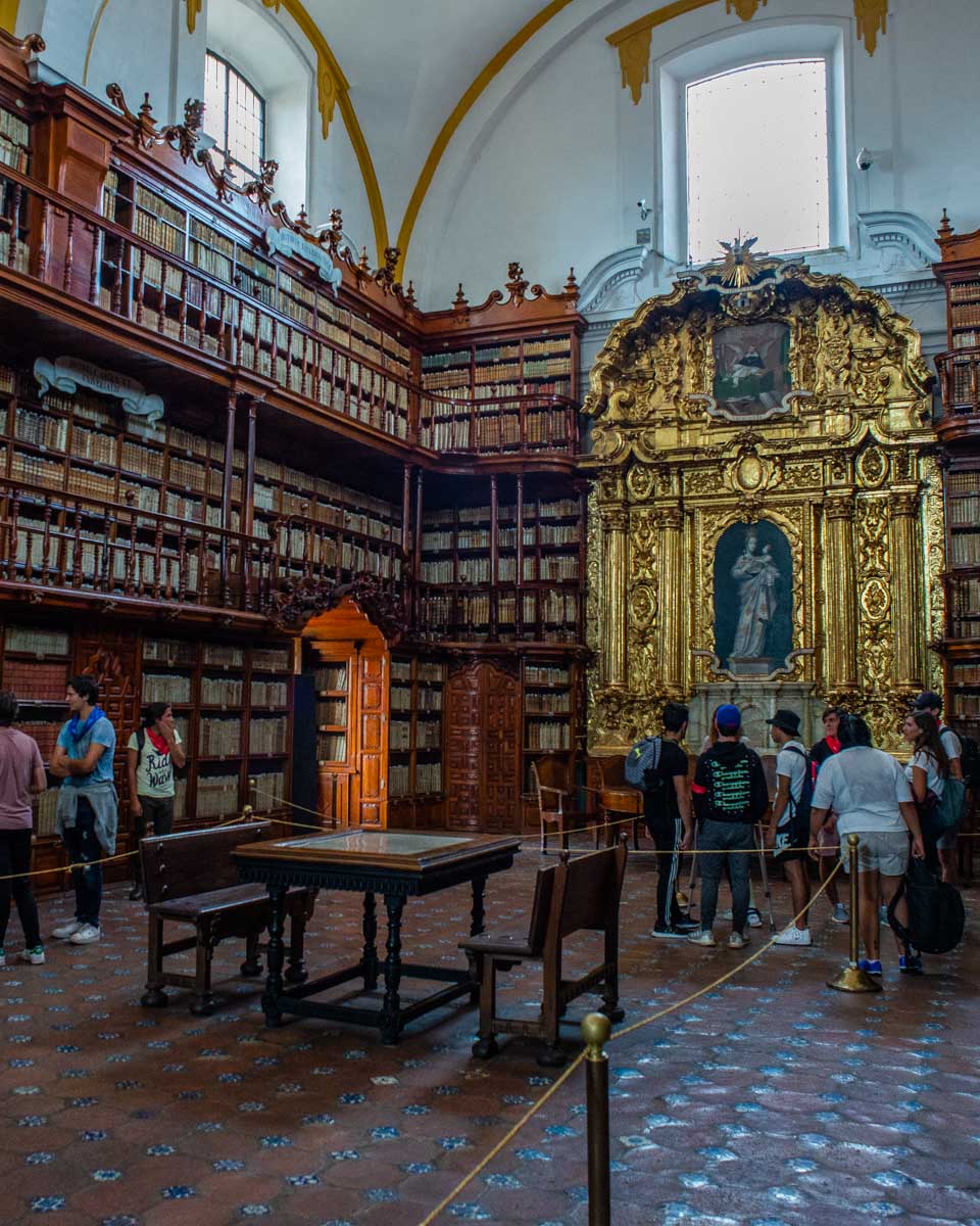 Palafoxiana Library in Puebla, Mexico