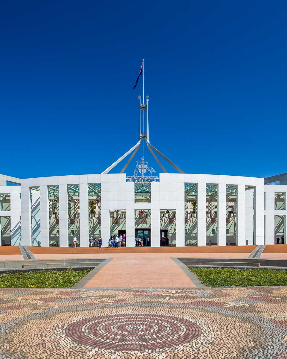 Parliament House in Canberra, Australia