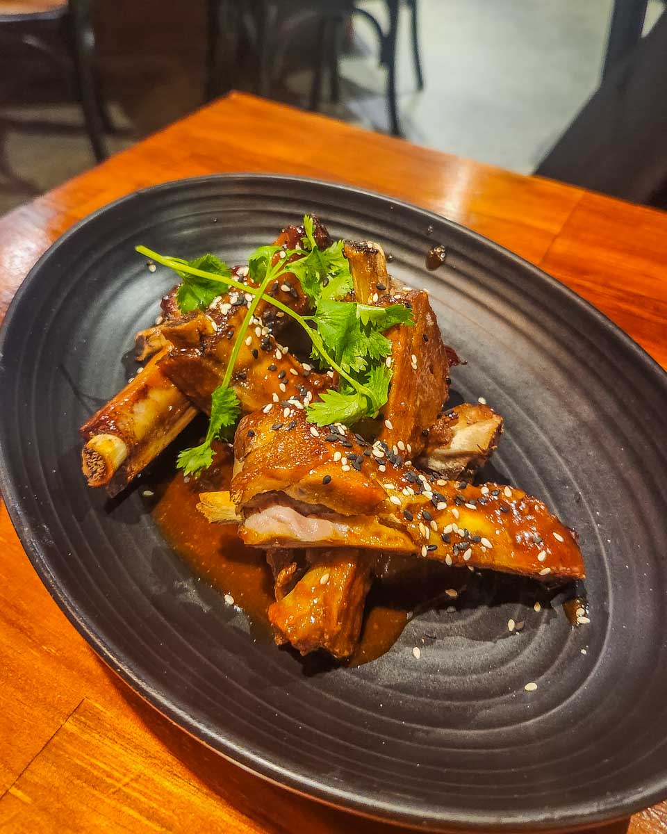Ribs we tried on a food tour around Sydney, Australia
