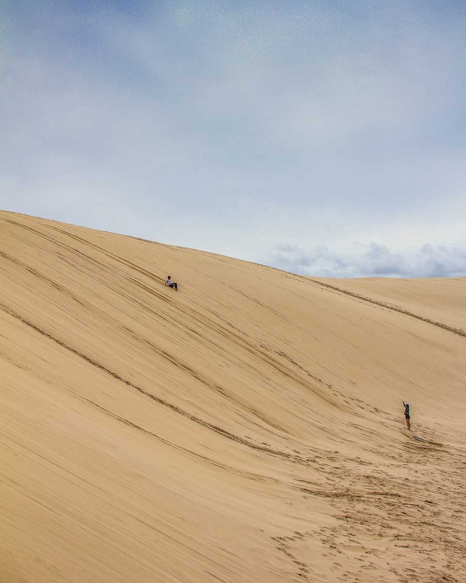 Sand dunes in Port Stephens, Australia