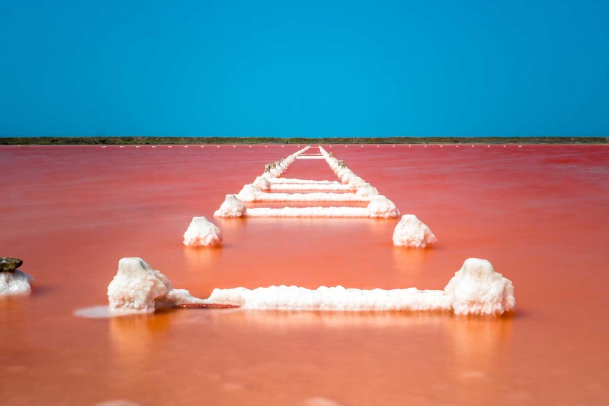 The Galerazamba salt mines aka the Pink Sea near Cartagena