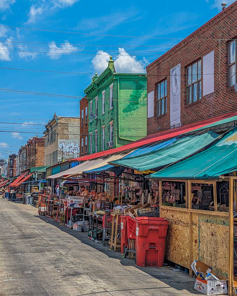 The Italian Market in Downtown Philadelphia, USA