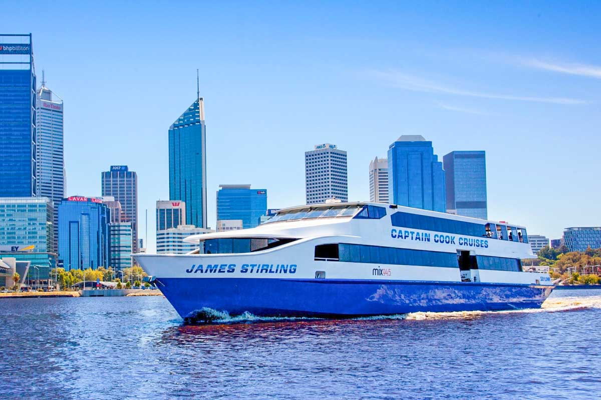 The Swan River cruise in Perth, WA