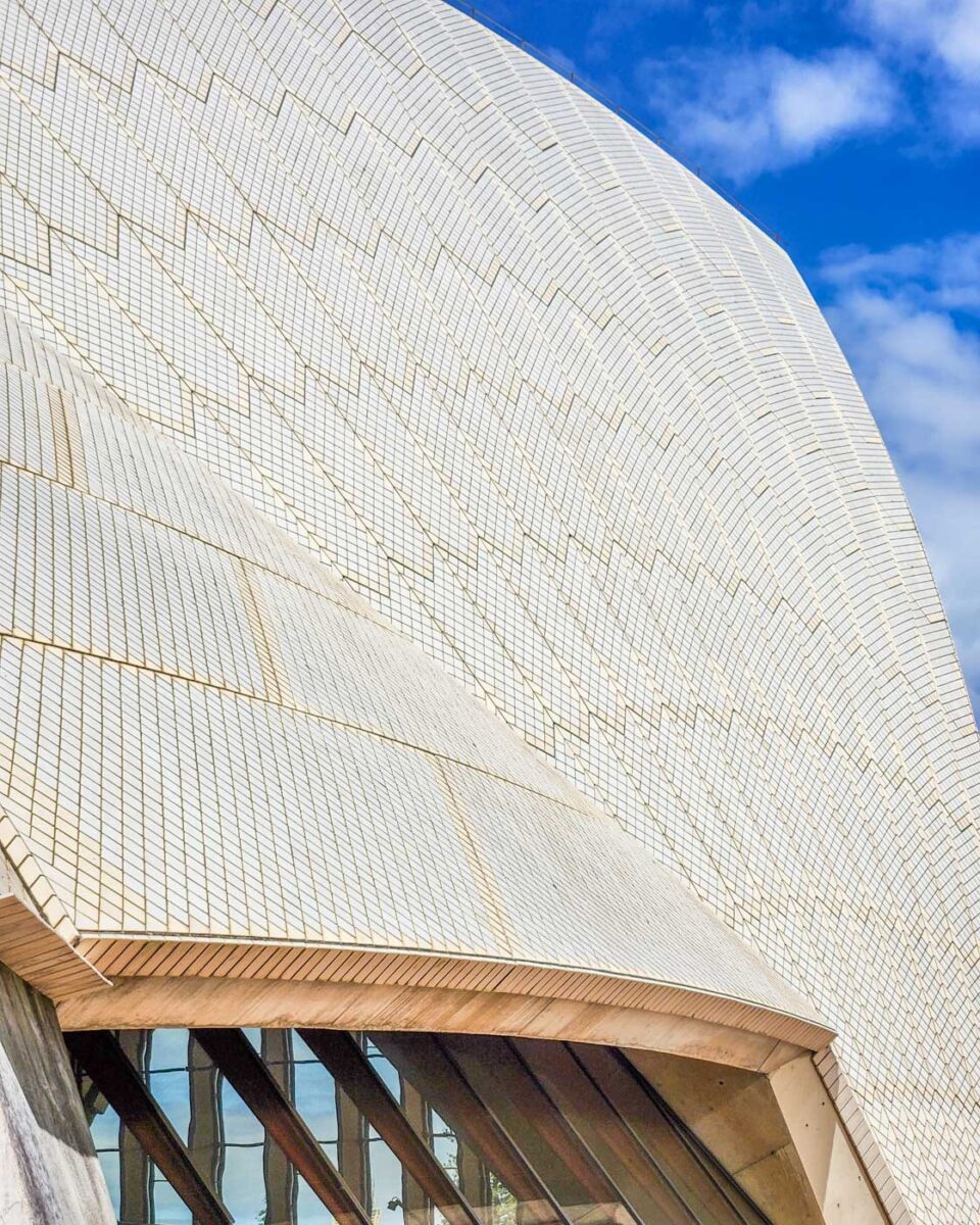 The tiles of the Sydney Opera House
