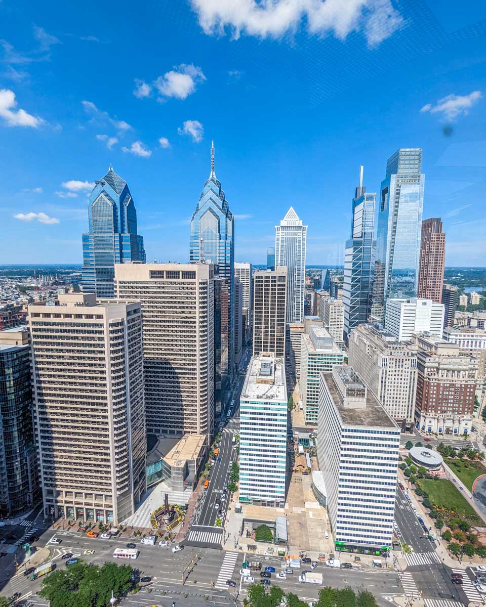 Views of Philadelphia from City Hall Tower