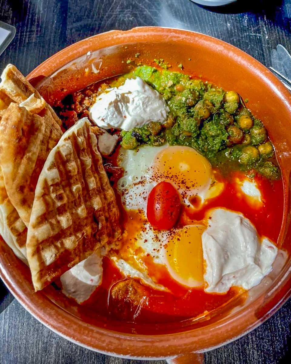 meal at Cafe la Maude