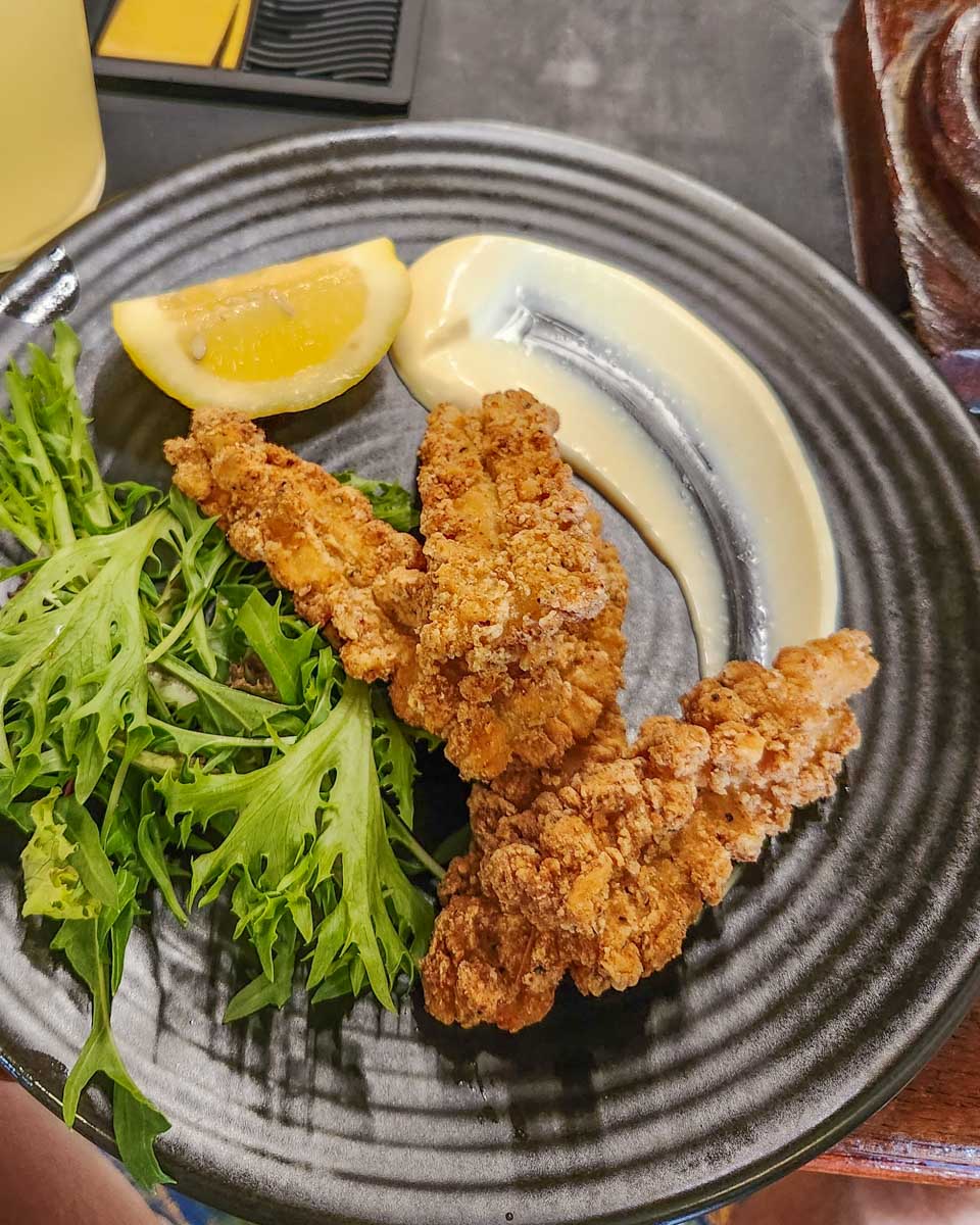 squid we tried on a food walking tour around Sydney, Australia