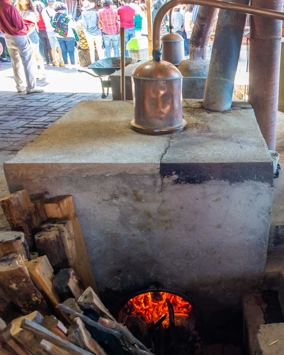 A tequila still makes tequila near Puerto Vallarta, Mexico