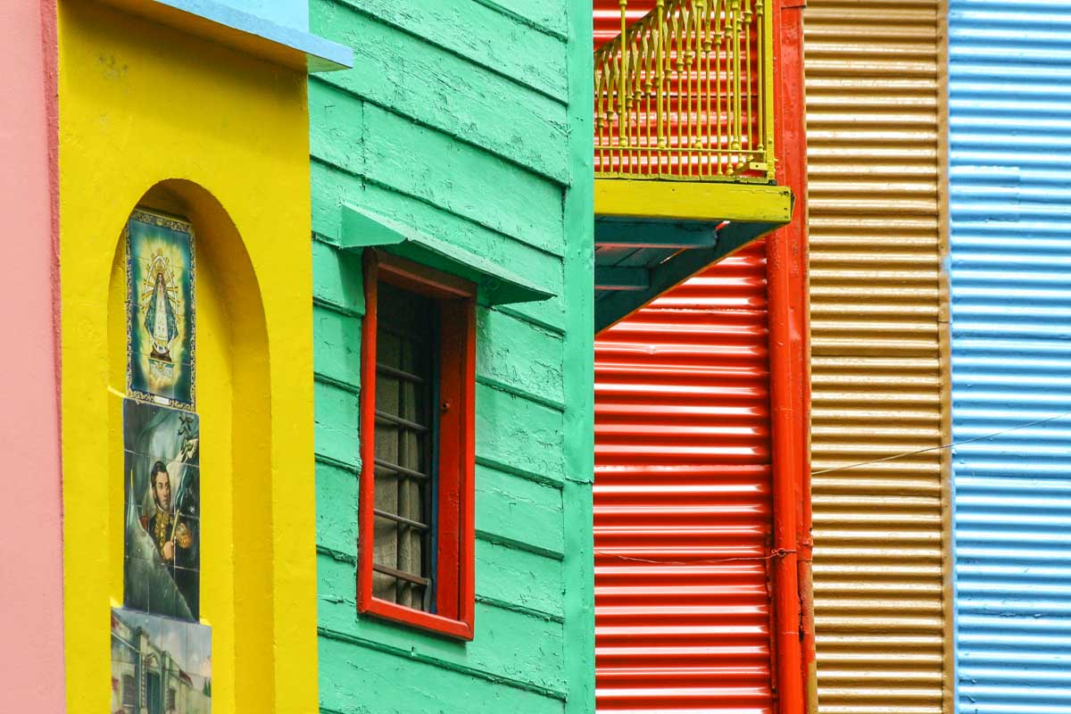 Colorful buildings in La Boca