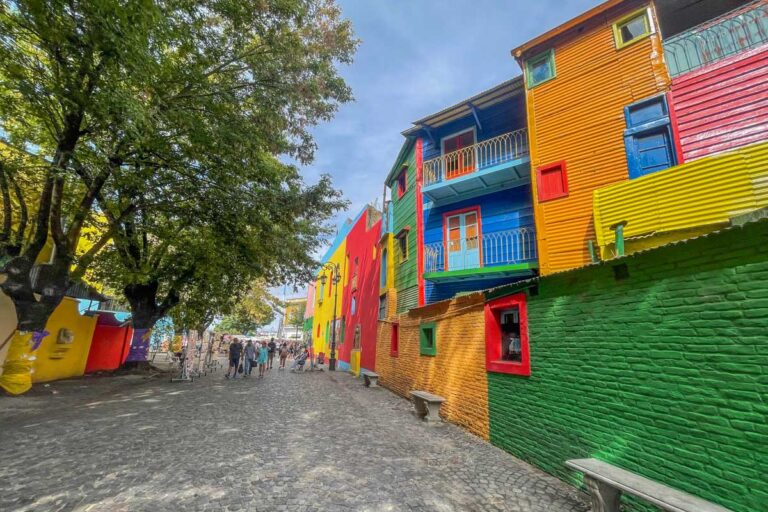 El Caminito street in La Boca, Buenos Aires