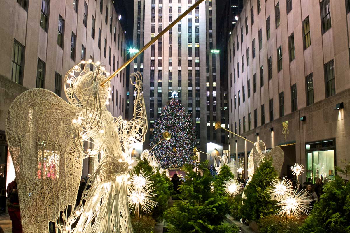 Rockefeller Center's Christmas display