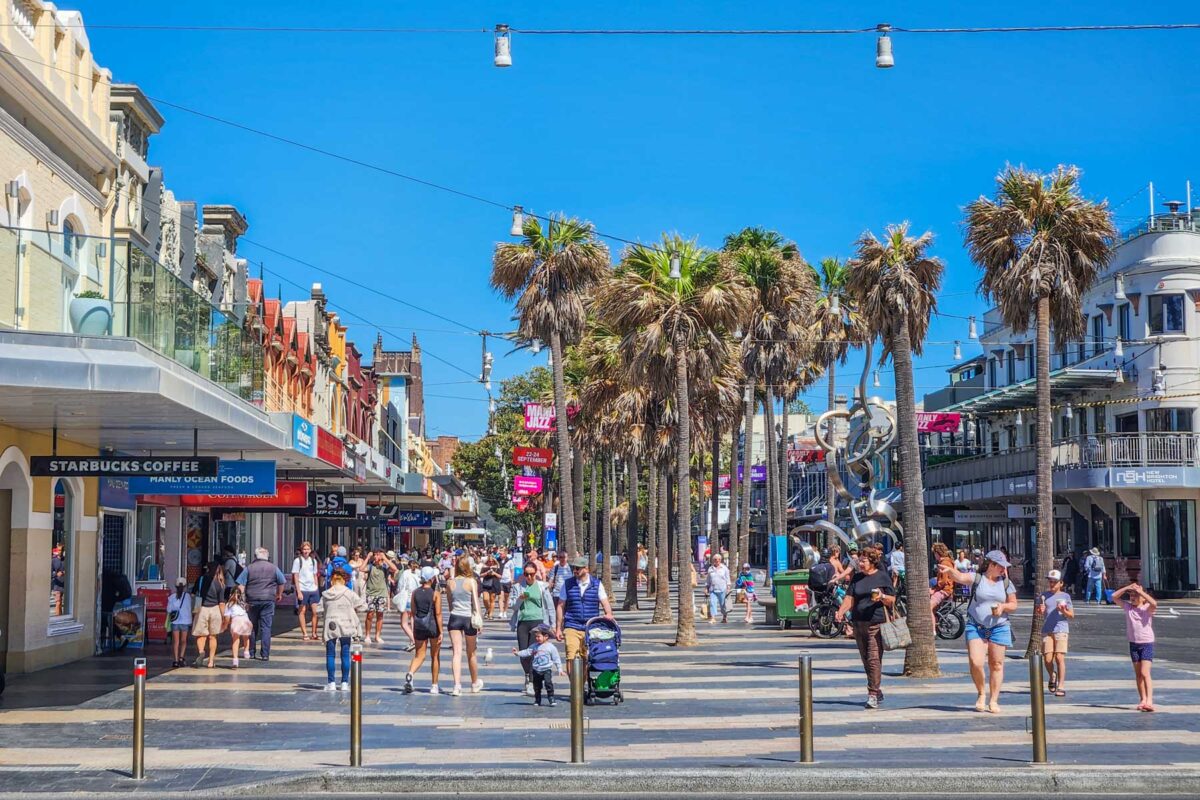 The Corso in Manly Beach, Sydney