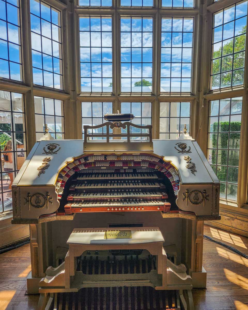 An old piano in Casa Loma, Toronto