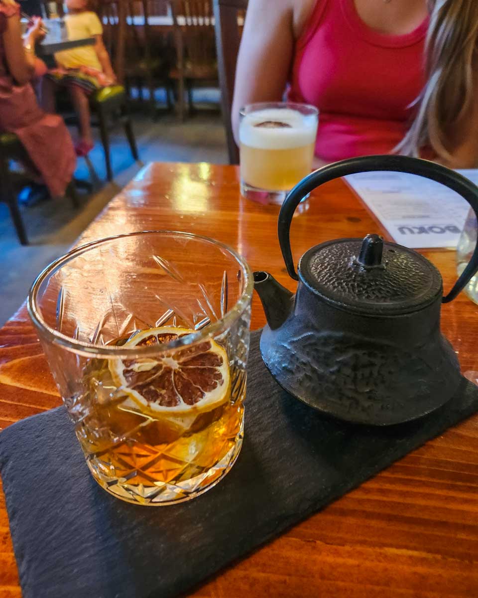 Cocktail from BOKU Japanese Eats + Drinks in Toronto