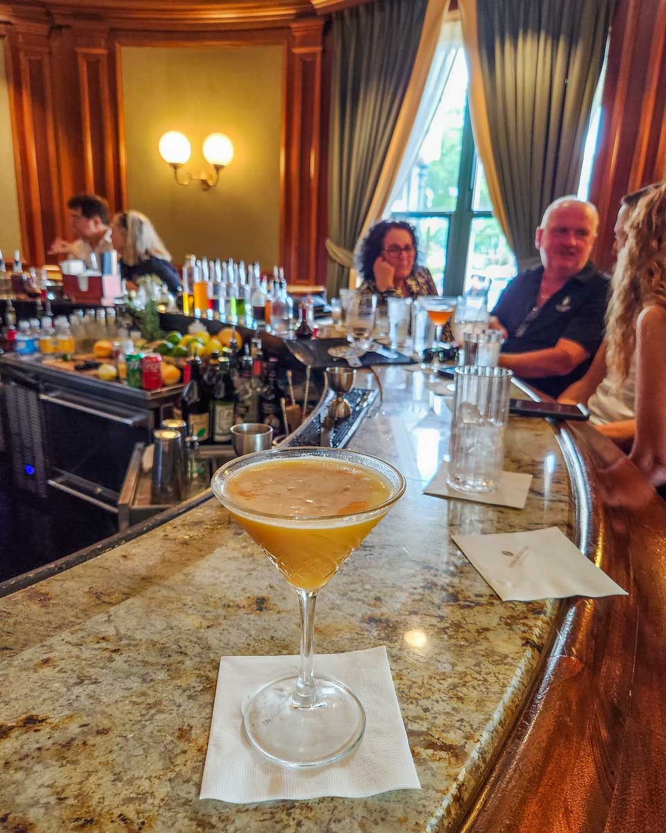 A cocktail at Round Robin in Washington DC