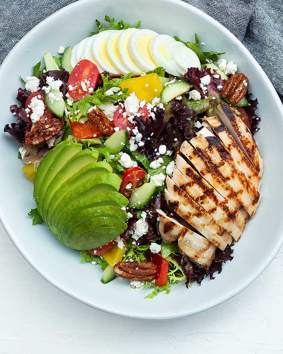 A salad from the Cactus Club Cafe Kelowna BC Canada