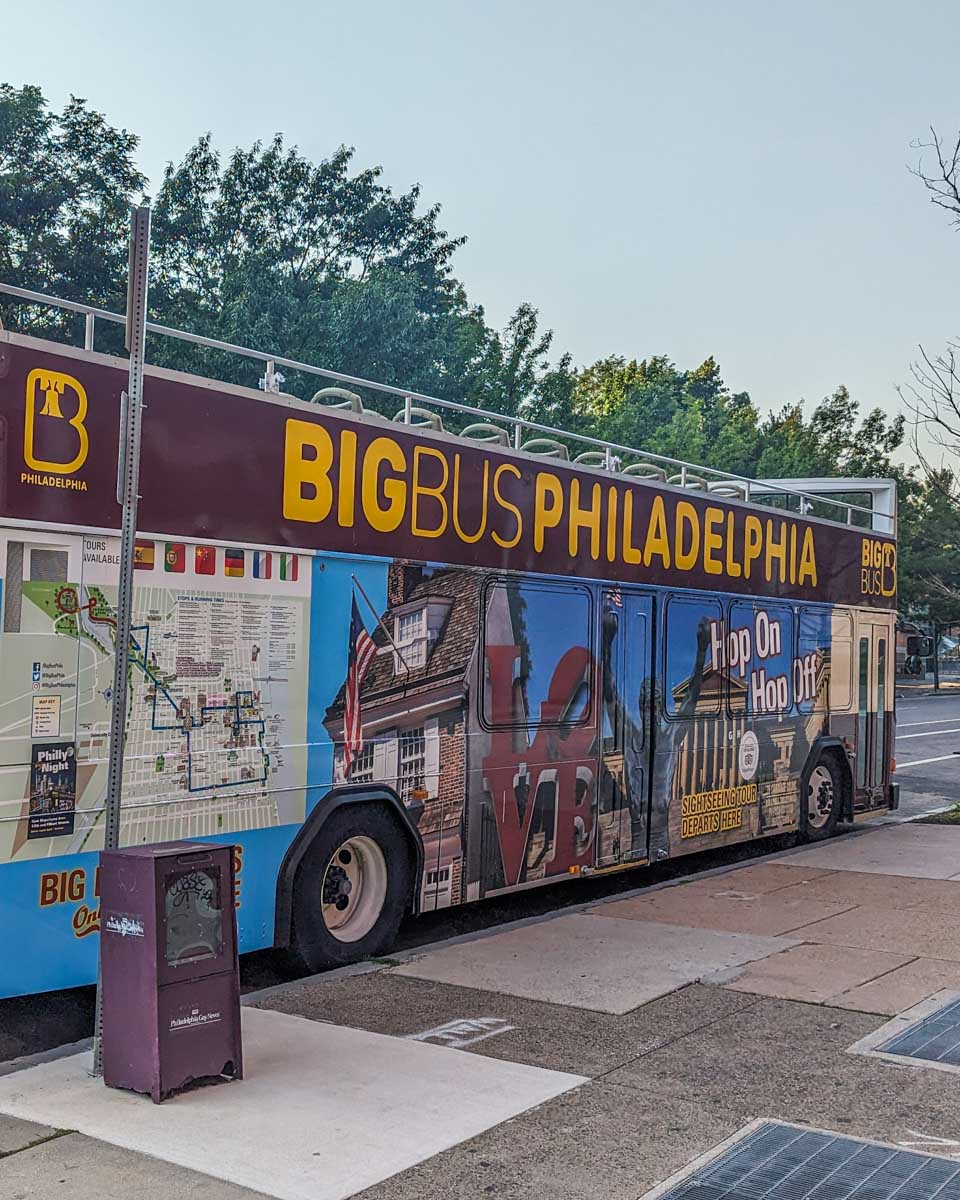 Big Bus Philadelphia bus in Philly