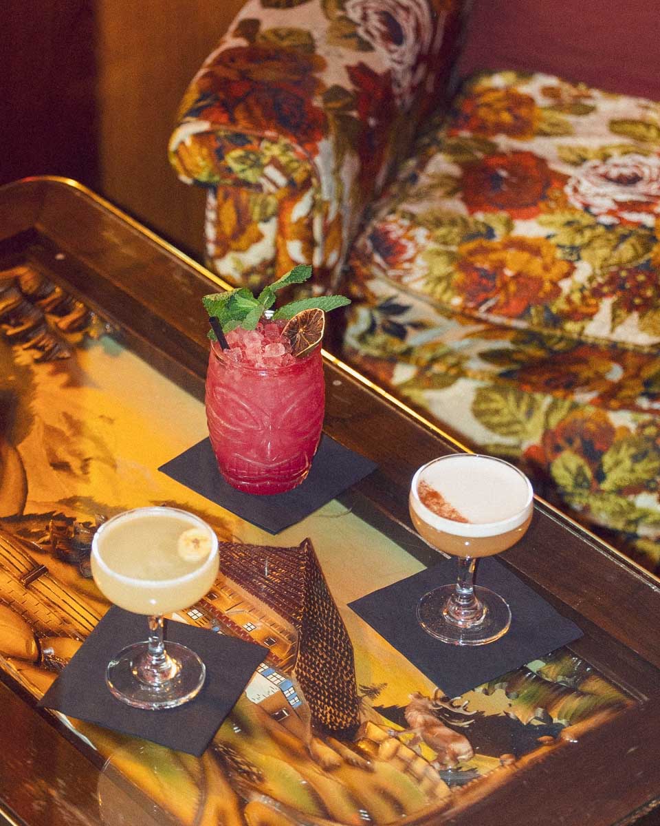 Cocktails at Skinny Dukes Glorious Emporium in Kelowna BC Canada