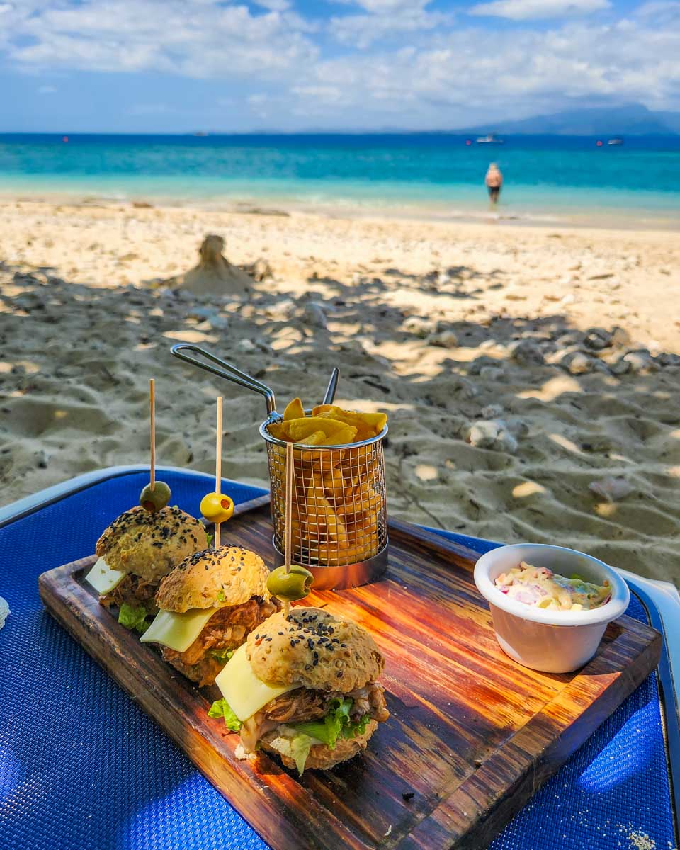 Food with a view at Malamala Beach Club
