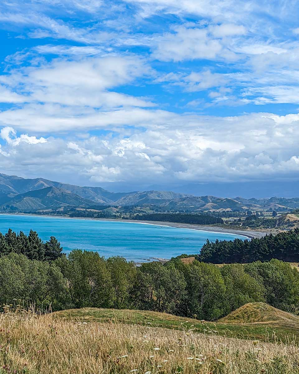 Ocean-views-from-Kaikoura-Lookout in New Zealand
