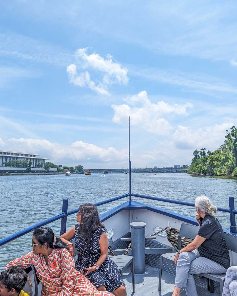On a Capitol River Cruise in Washington Dc that leaves from Georgetown