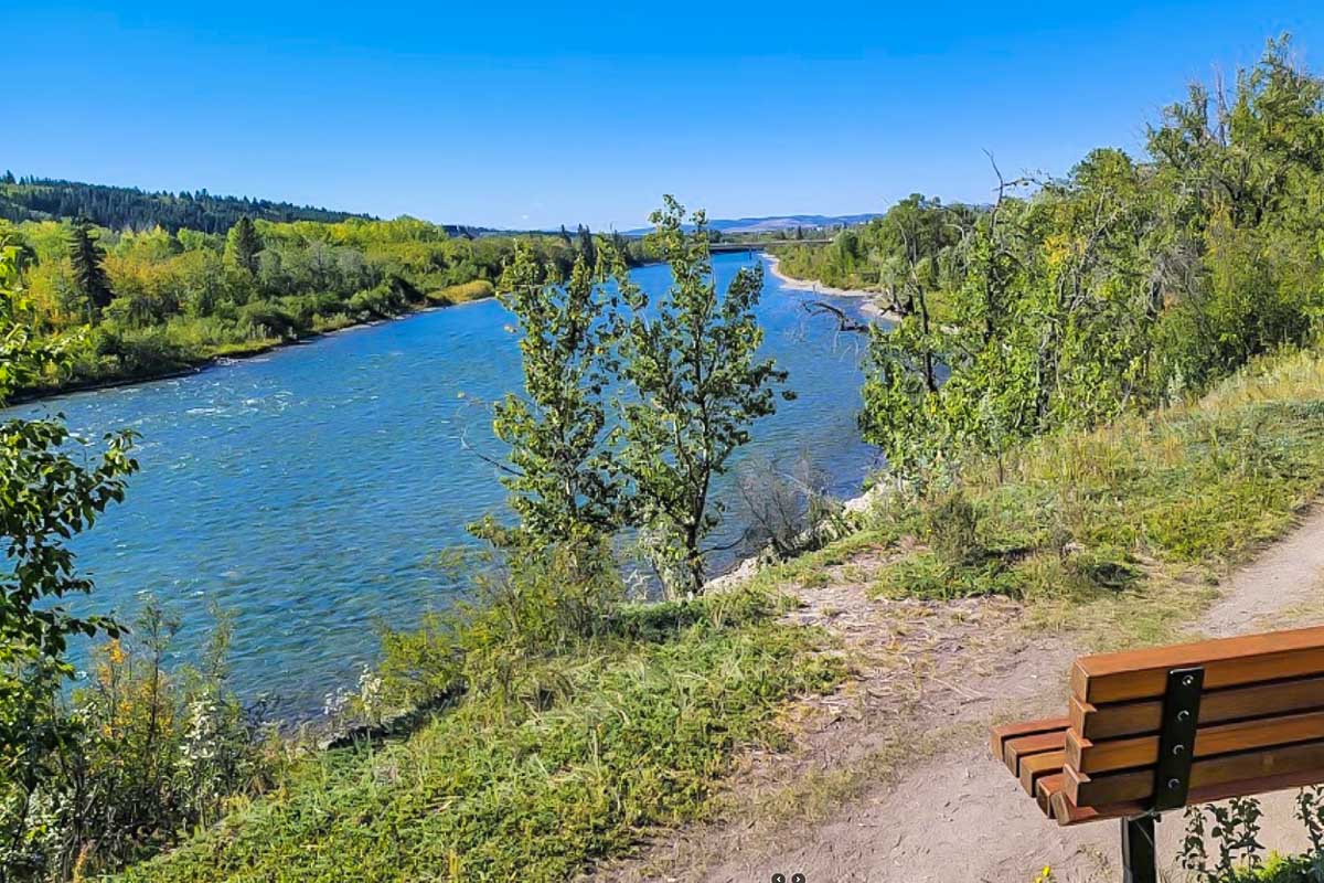 Riverfront Park in Cochrane, Alberta