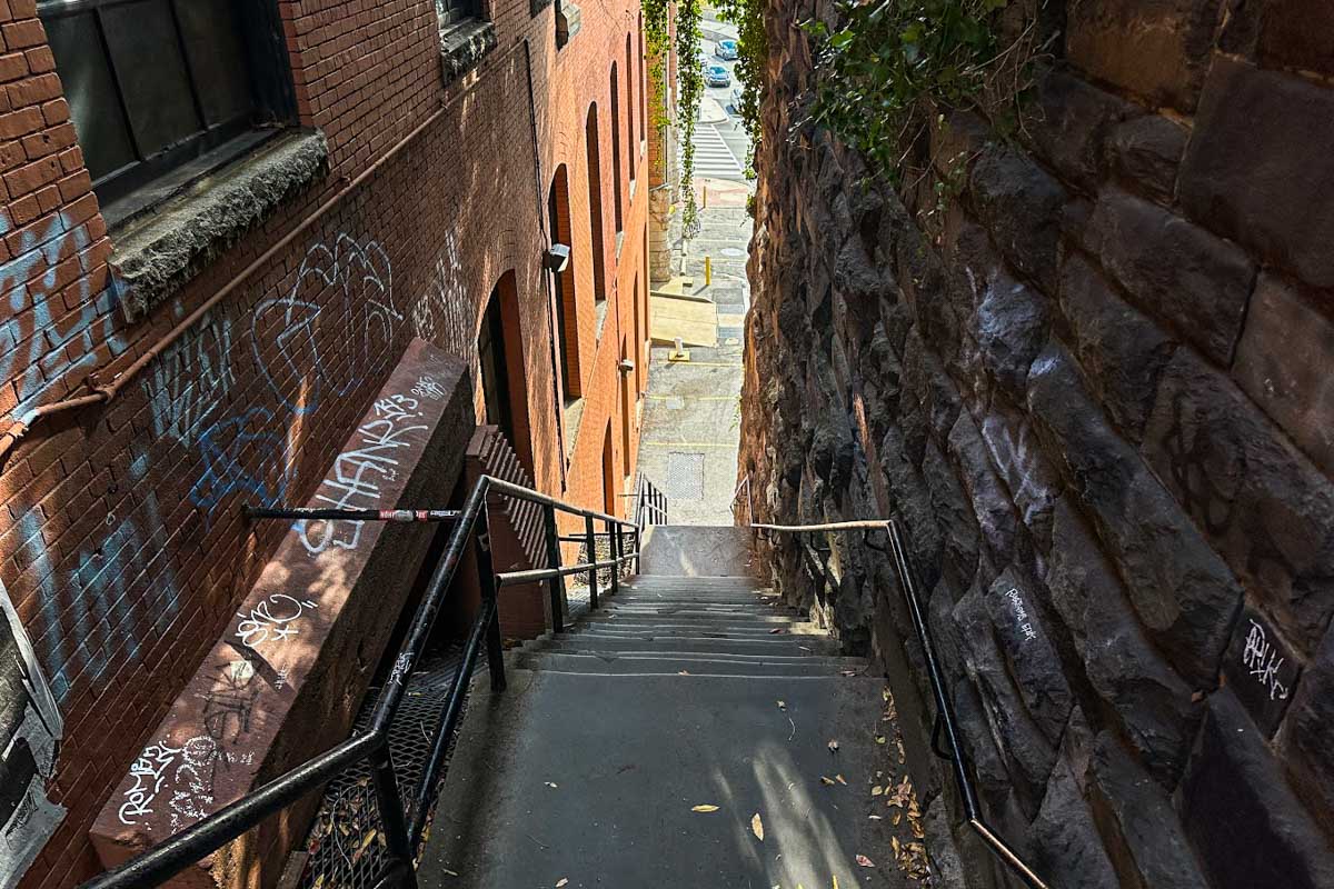 The Exorcist Steps in Georgetown, Washington, DC