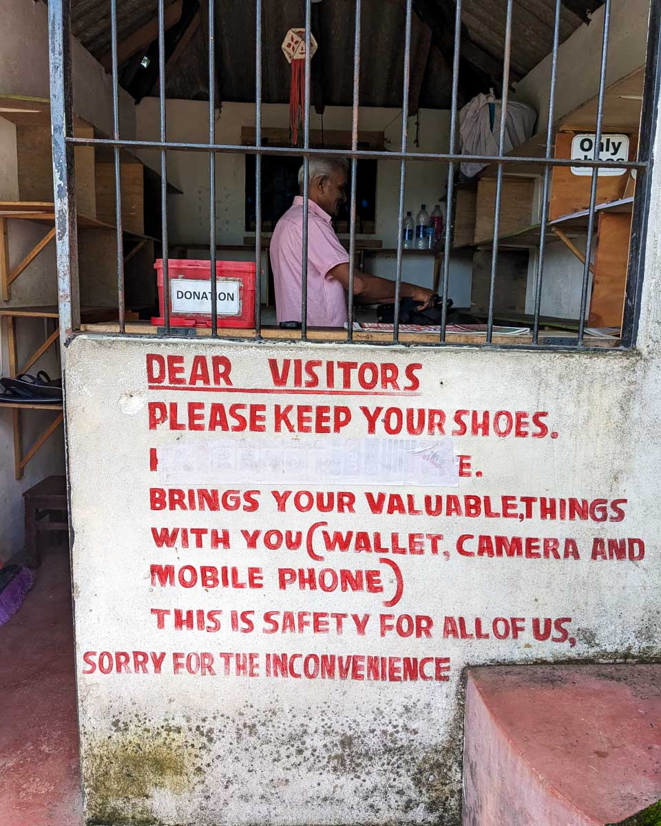 Ticket office for the Big Buddha Kandy Sri Lanka