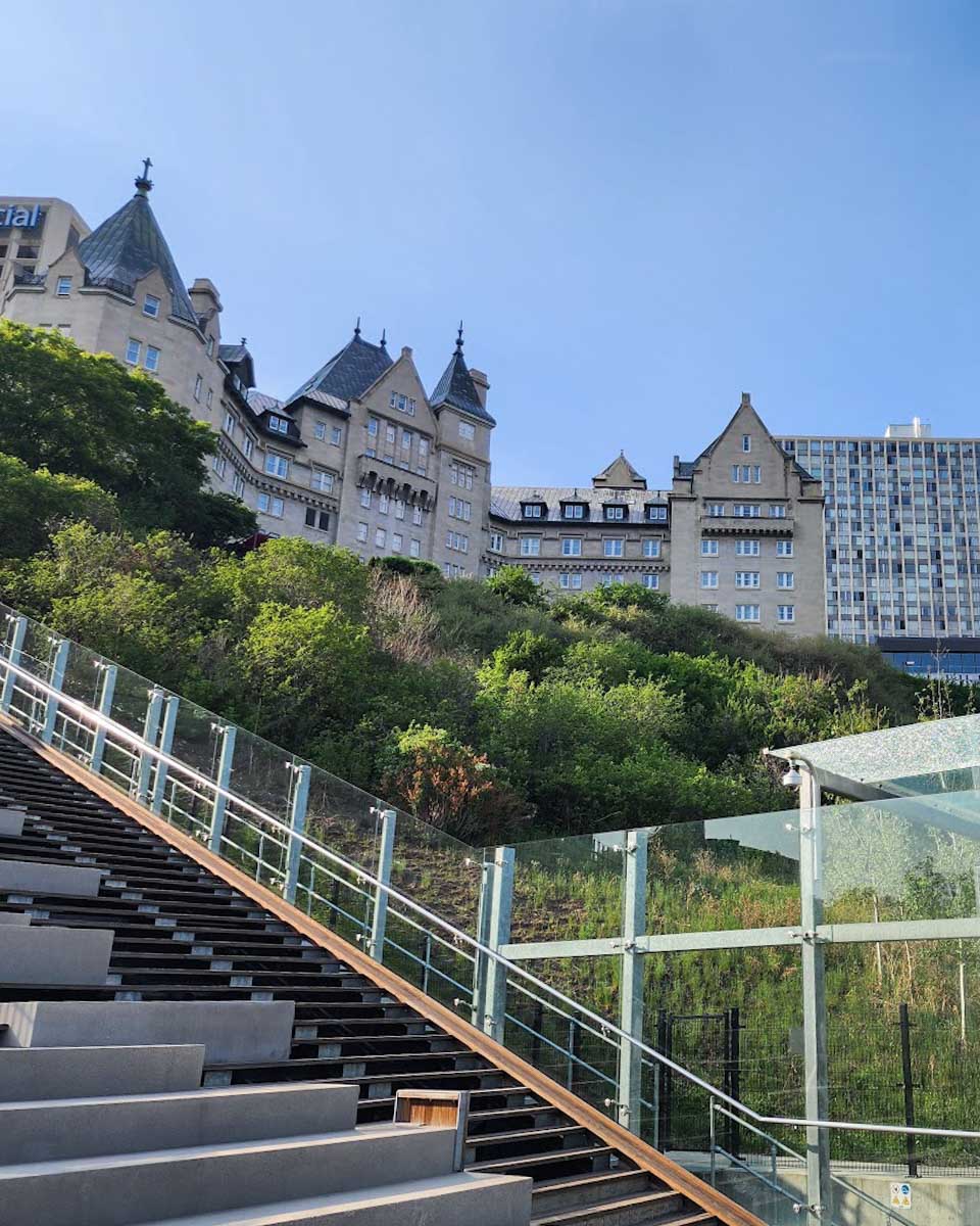 100 Street Funicular in Edmonton