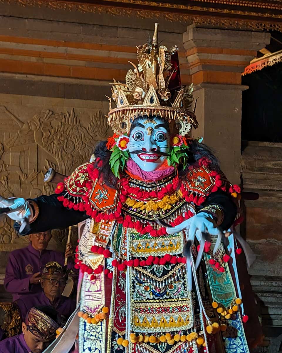 Dance show at the Ubud palace in Ubud, Bali