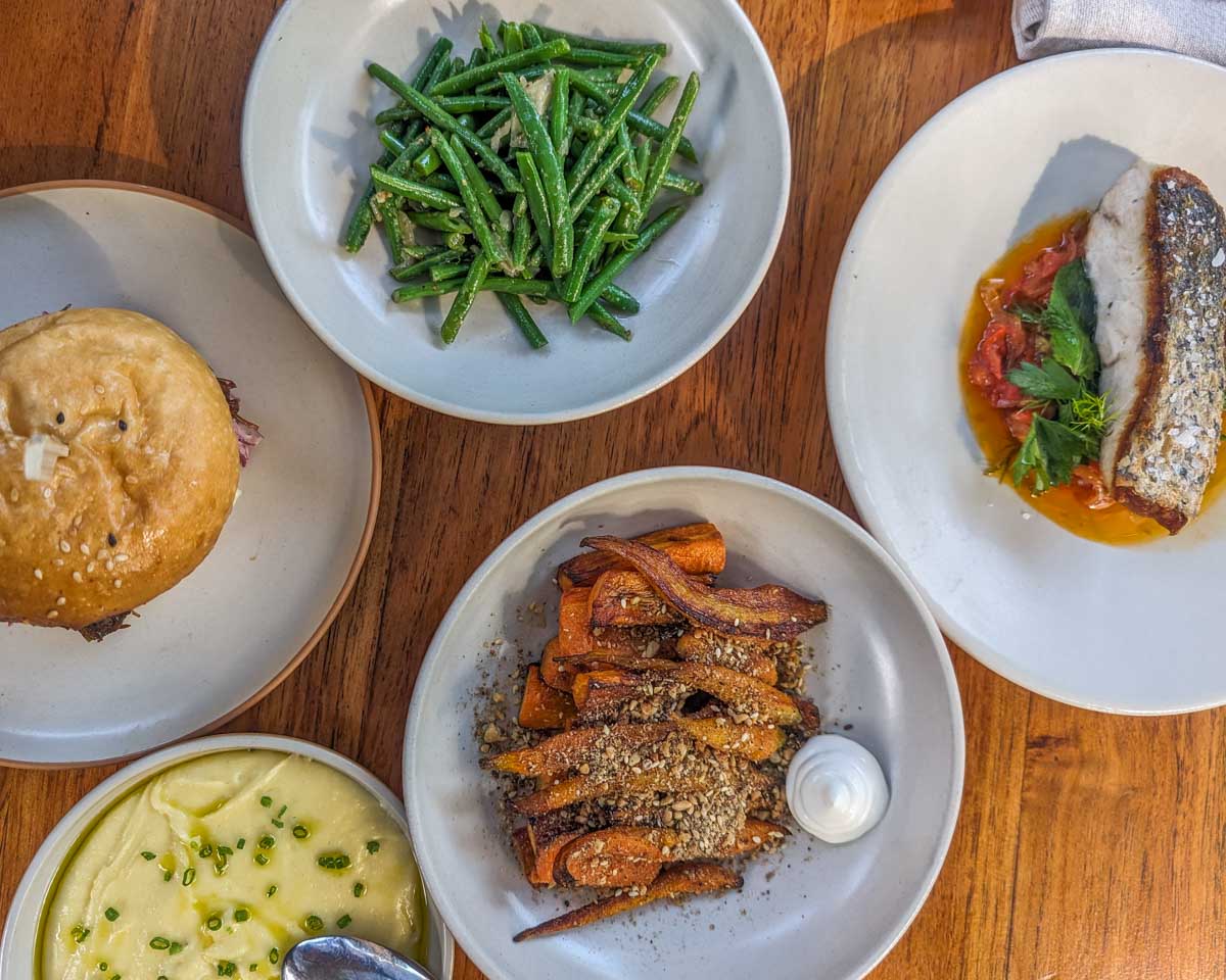 Food at M. MASON Bar and Grill in Canggu, Bali