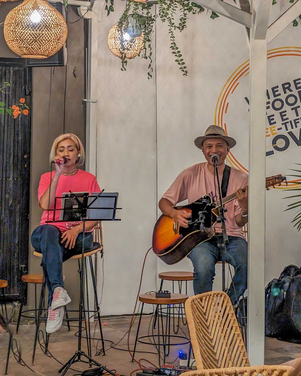 Live Music played at a bar in Canggu, Bali