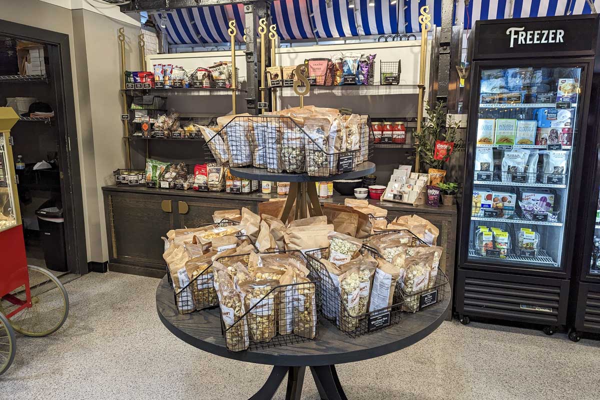 Popcorn on display at Reading Terminal Market Philadelphia
