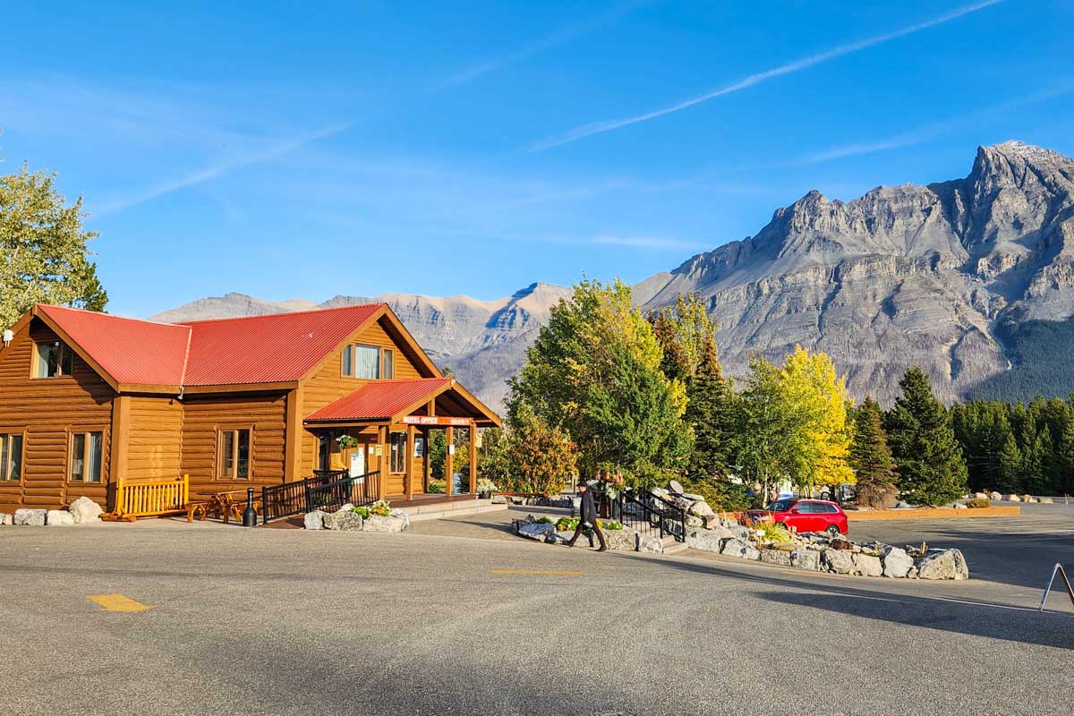 The service station at the Crossing Resort in Canada